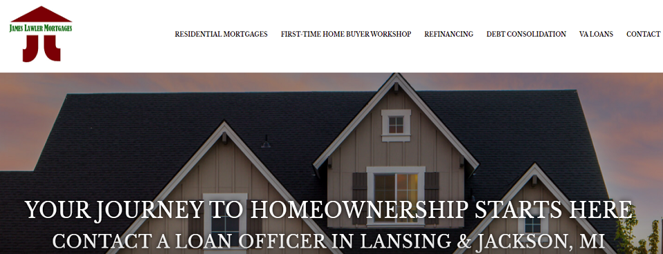 Home Mortgages Lansing Jackson MIchigan James Lawler Mortgages 